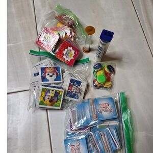 Kids Game Lot Marvel Paw Patrol Ryans World Matching Games & LCR Dice Game